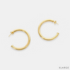 Gold Filled Thin Tube Hoops