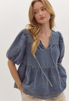 Milly Denim Top