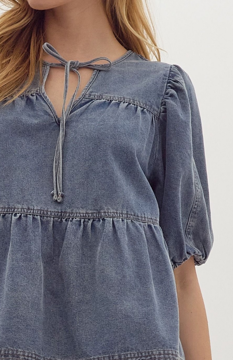 Milly Denim Top