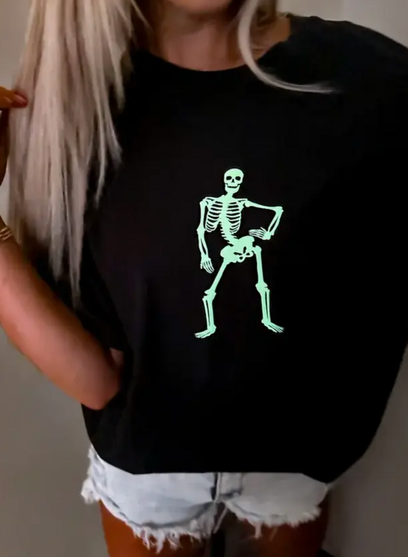 Glow in The Dark Skeleton Tee