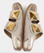 Bernarda Slides - Gold