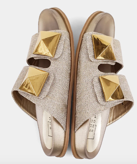 Bernarda Slides - Gold