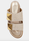 Bernarda Slides - Gold