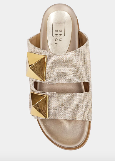 Bernarda Slides - Gold