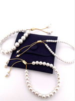 Adjustable Pearl Bracelet