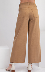 Madelyn Cropped Pants - Pecan Pie