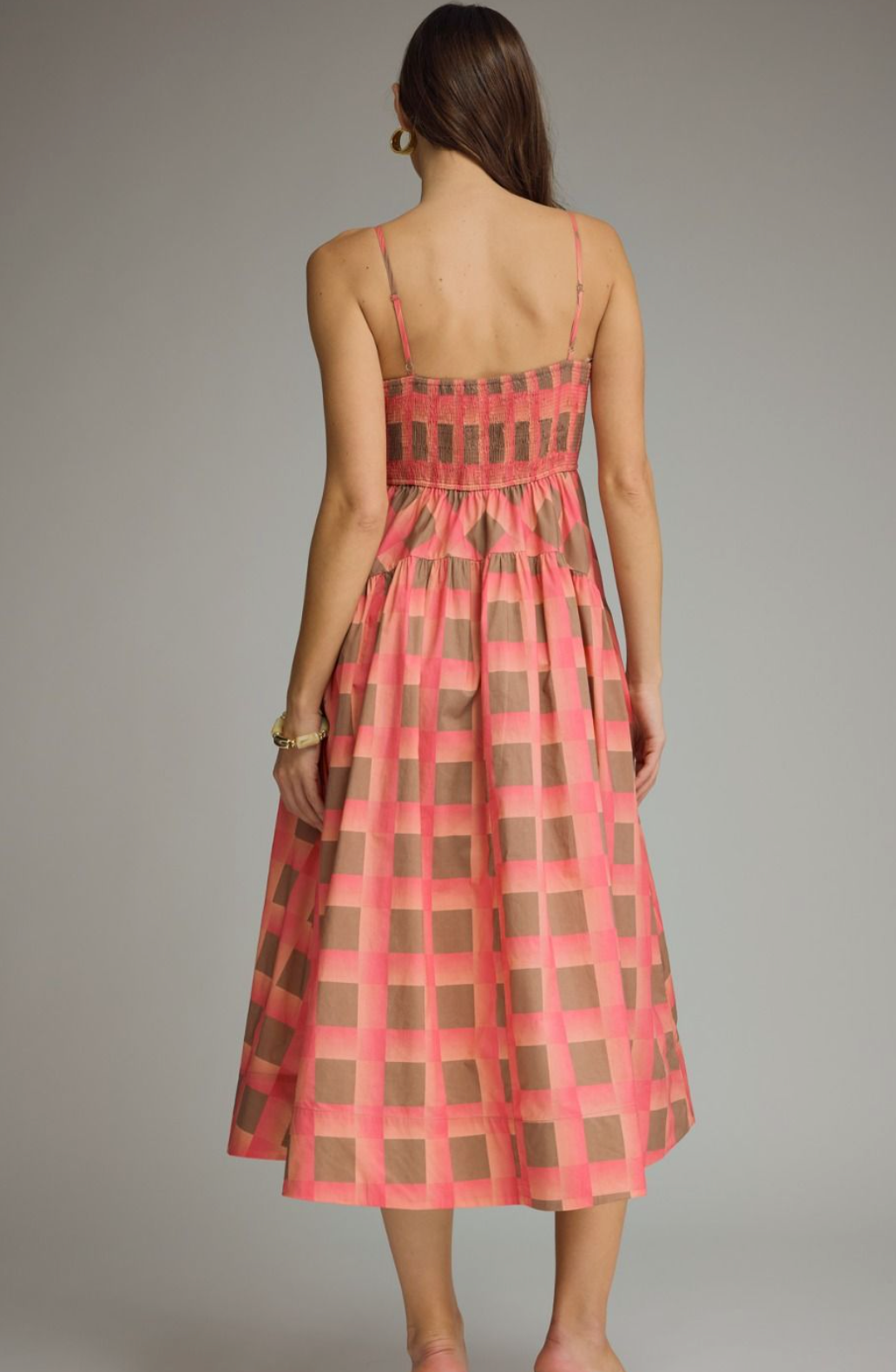 Pink Picnic Promise Midi Dress