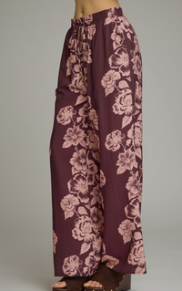 Plum Paradise Wide Leg Pants