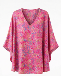 Plus Pink Confetti Dolman Top