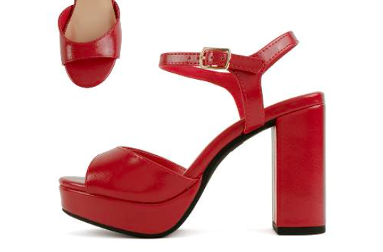 After Hours Platform Heel - Red