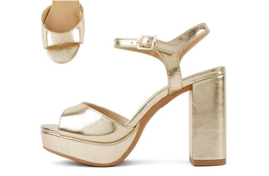 After Hours Platform Heel - Gold