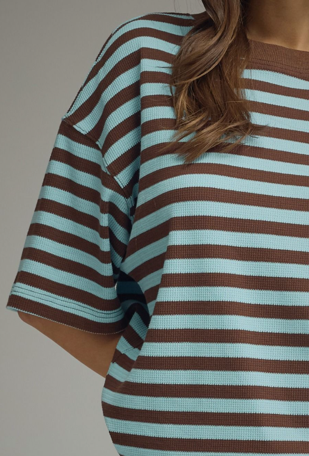 Sunday Stripe Oversized Top
