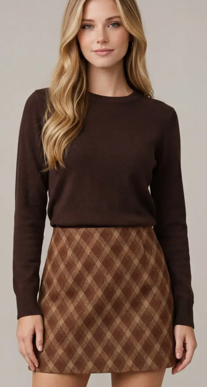 Prep Society Plaid Skort