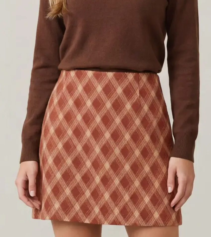 Prep Society Plaid Skort