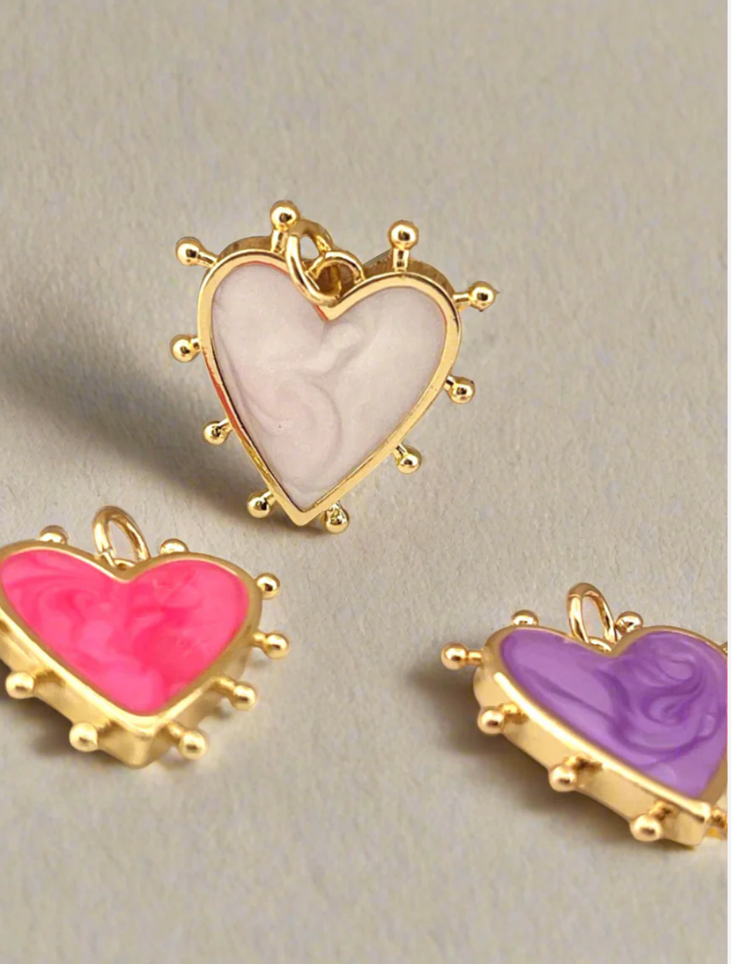 Heart with Spikes Charm