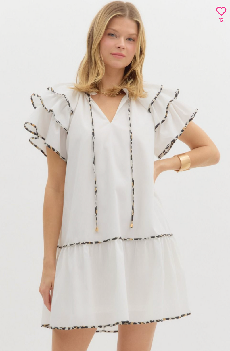 Simply Charming Off White Dress