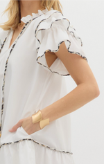 Simply Charming Off White Dress