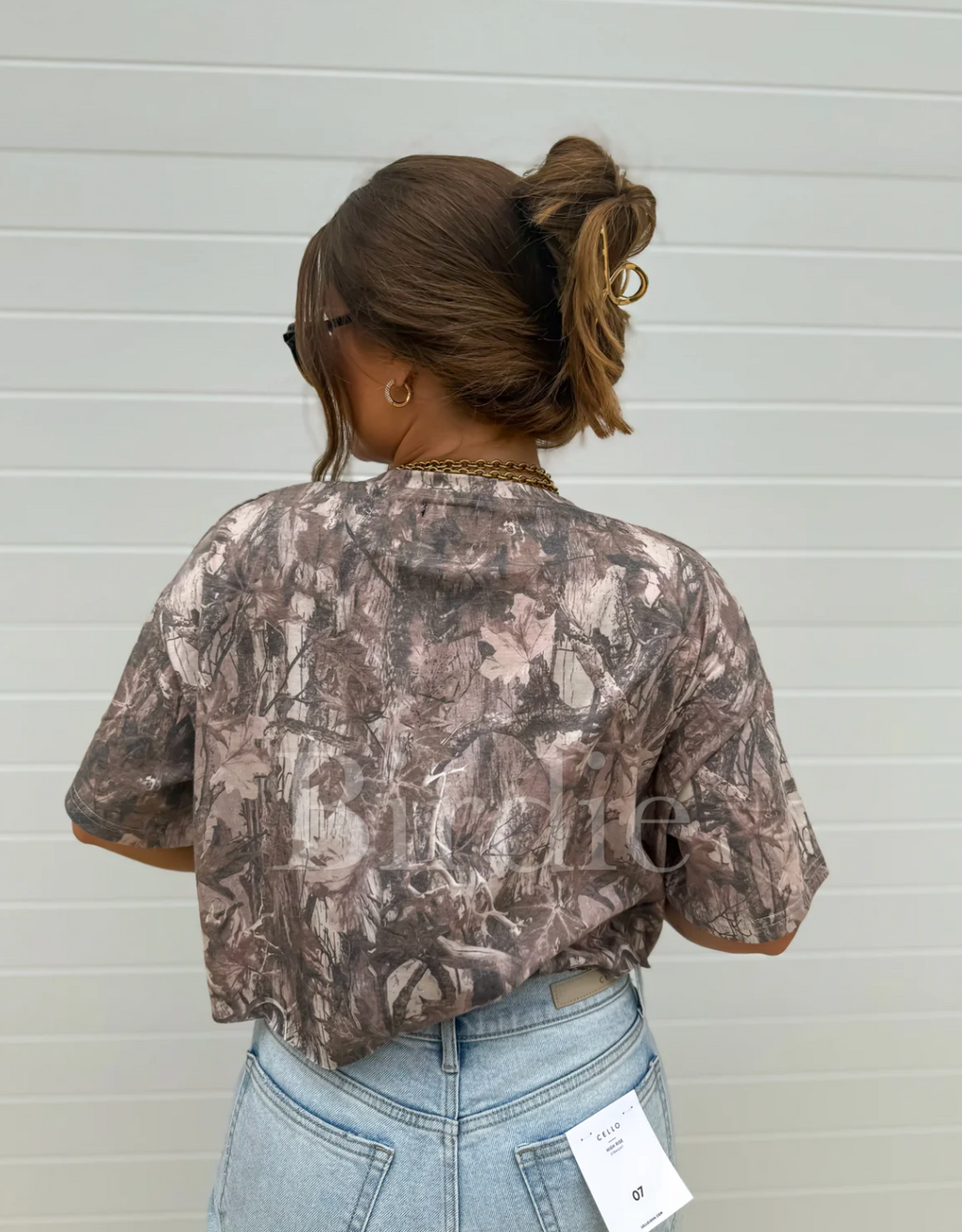 Howdy Camo Crop Tee