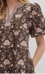 Meadow Whimsy Tiered Dress