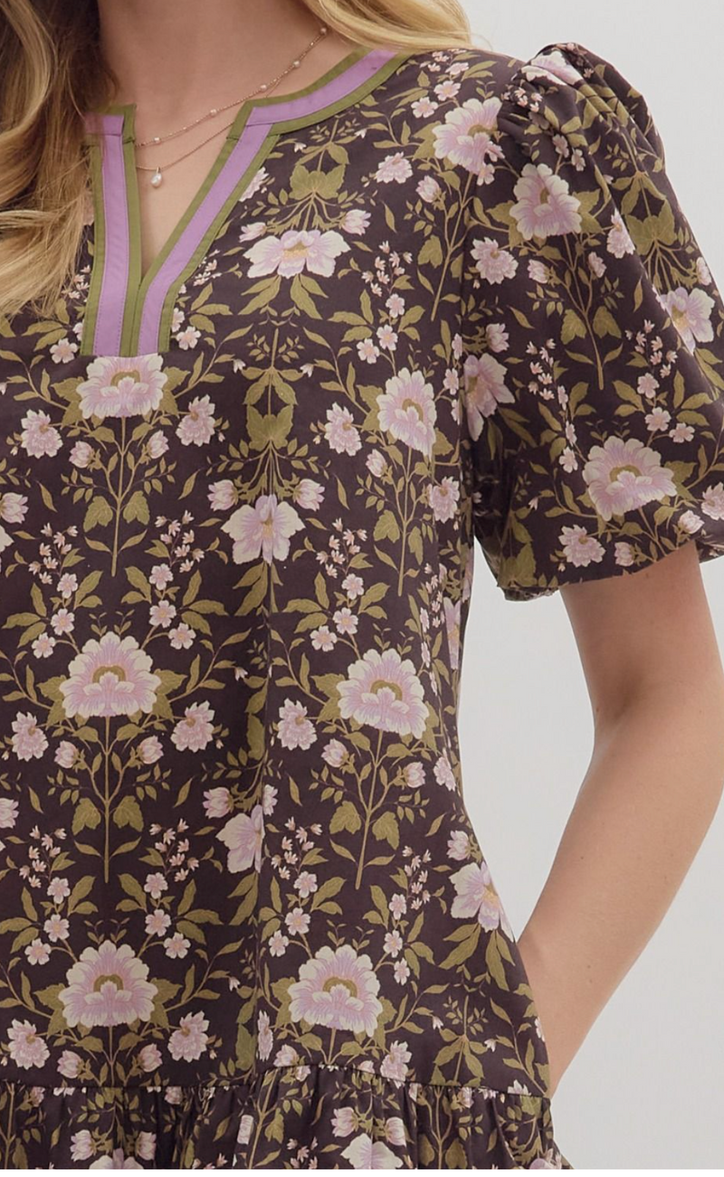Meadow Whimsy Tiered Dress