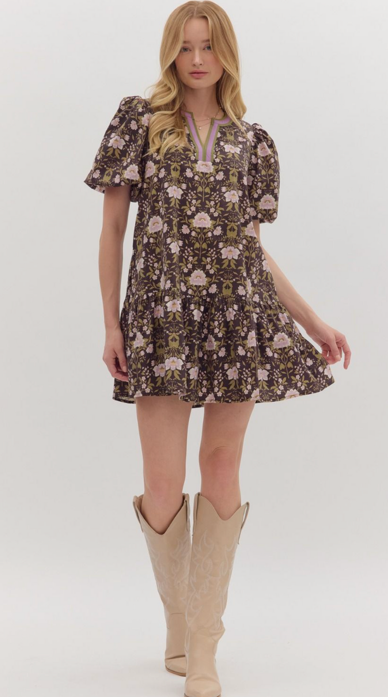 Meadow Whimsy Tiered Dress