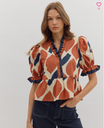 Canyon Muse Ruffle Blouse