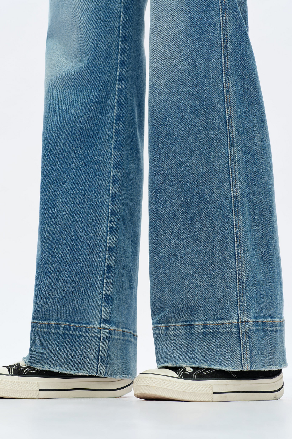 Vintage Skies Patch Pocket Flares