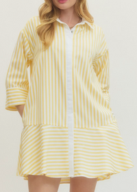Sunshine Social Shirt Dress