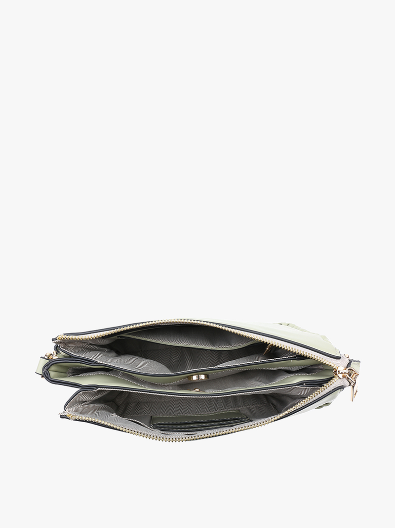Judith Whipstitch Trim Shoulder Bag