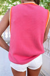 Pretty in Pearls Sleeveless Knit Top