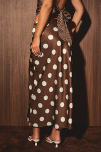 Chocolate Kisses Maxi Skirt