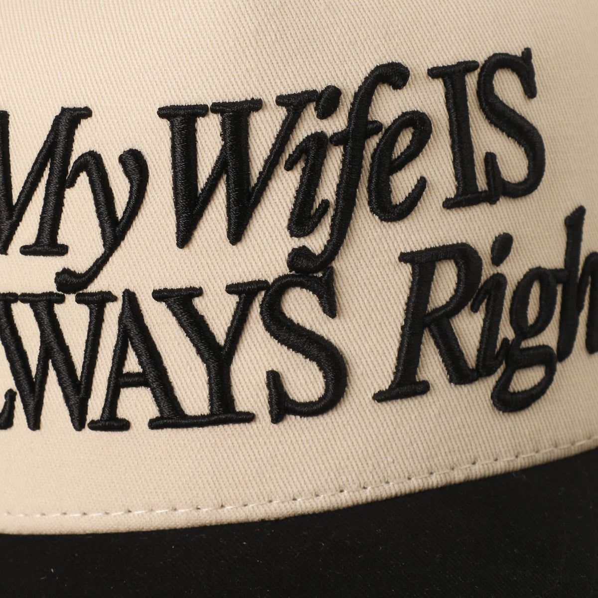 My Wife Is Always Right Trucker Hat