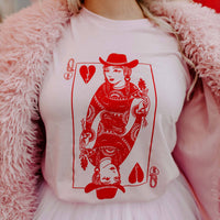 Queen of Hearts Cowgirl Tee