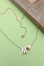 Heartfelt Initial Pendant Necklace