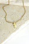 Petite Classic Cross Necklace
