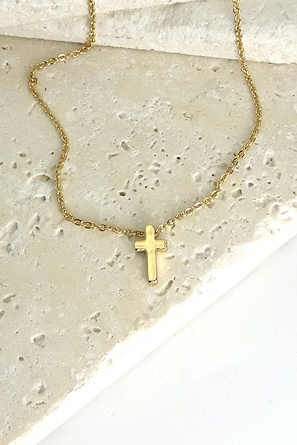 Petite Classic Cross Necklace