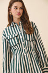 Greenwich Stripe Mini Dress