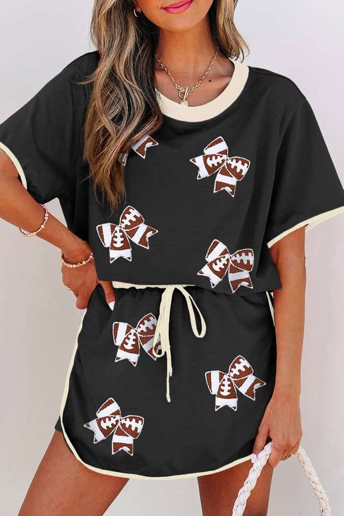 Sequin Football Set