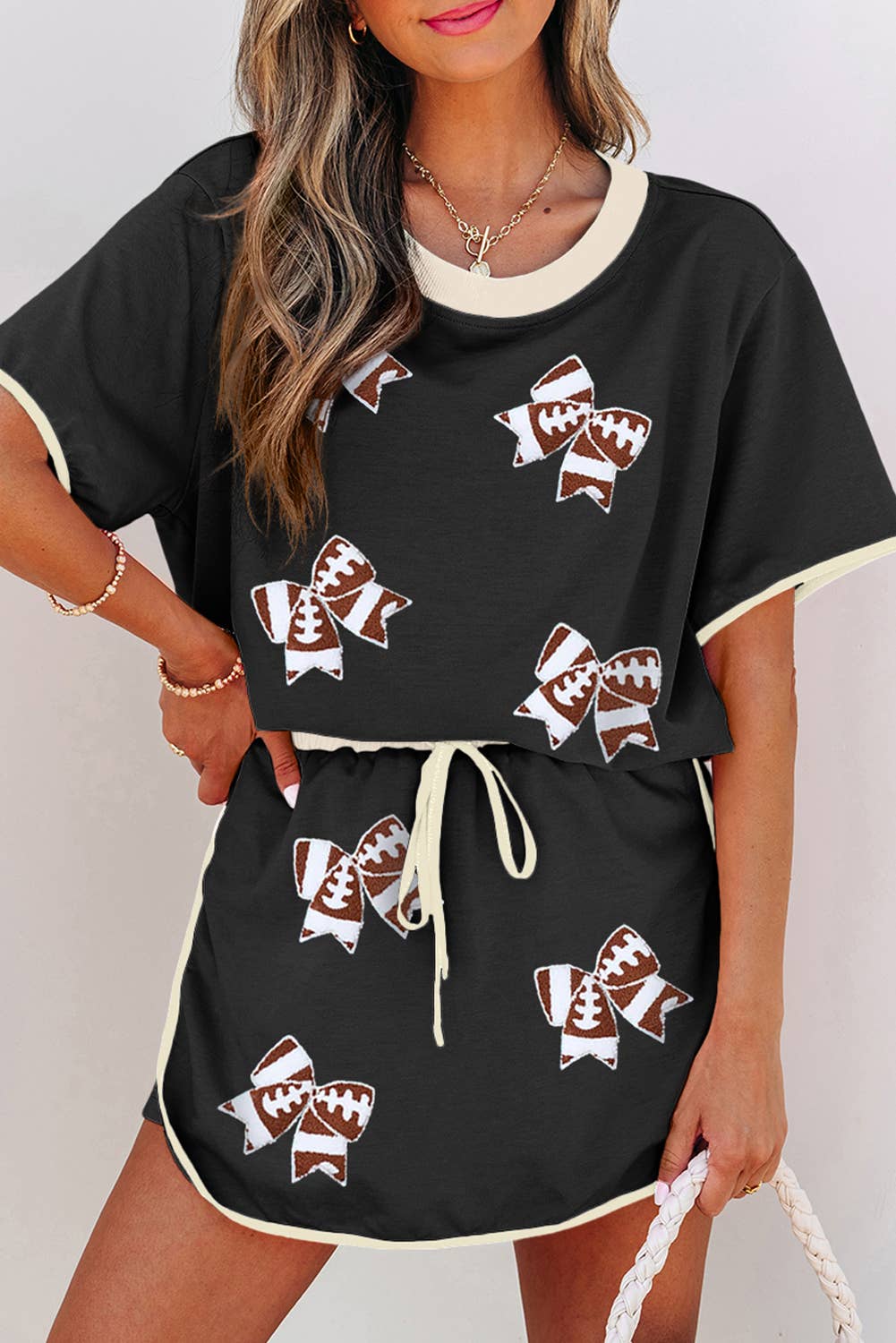 Sequin Football Set