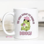 Diddly Squat Coffee Mug, Funny Ceramic Mug, The Only Squat