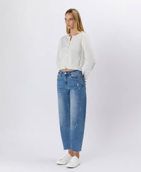 High Rise Barrel Jeans