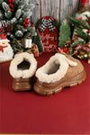 Bow & Snuggle Platform Clogs