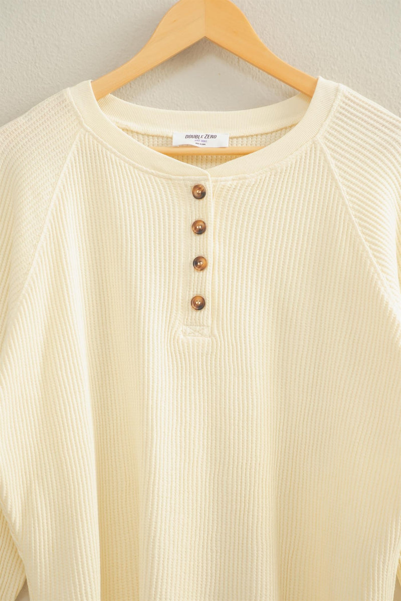 The Everyday Waffle Henley