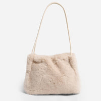 Fuzzy Faux Fur Mini Shoulder Bag