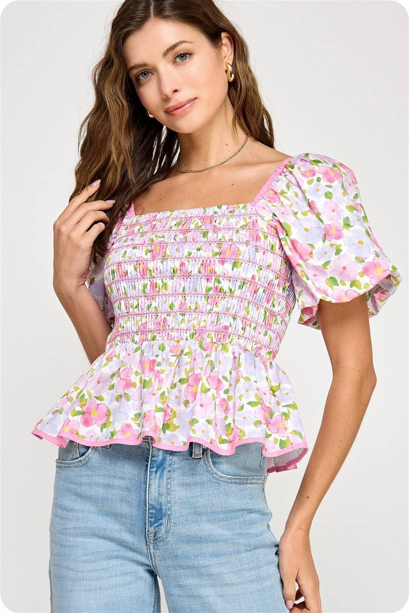 Bloom & Stitch Peplum Top