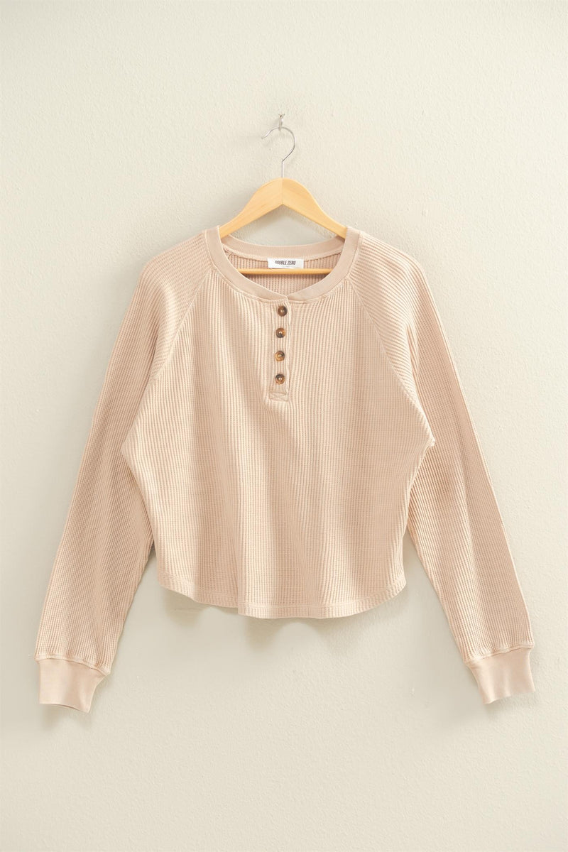 The Everyday Waffle Henley
