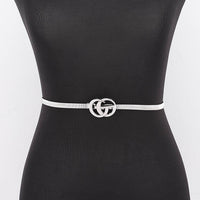 Interlocking GG Buckle Stretch Belt