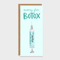 Money for Botox Money Holder Card