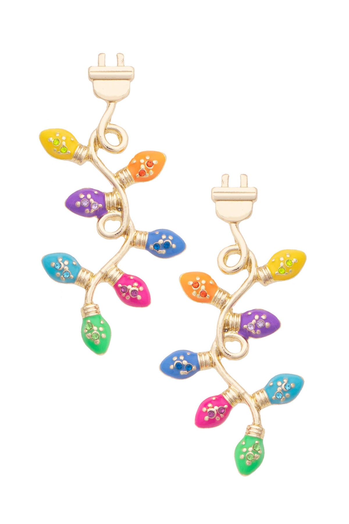 All Of The Lights Enamel Earrings