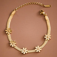 Golden Daisy Drift Bracelet